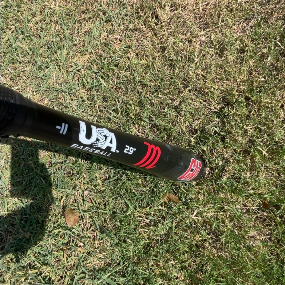 Black and Red Baseball Bat